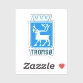 Wapen van Tromsø, NOORWEGEN Sticker (Vel)