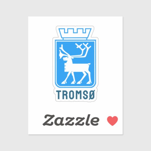 Wapen van Tromsø, NOORWEGEN Sticker (Vel)