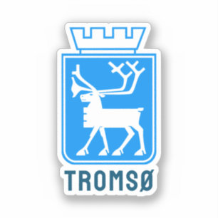 Wapen van Tromsø, NOORWEGEN Sticker