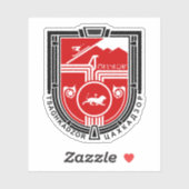 Wapen van Tsaghkadzor, Republiek Armenië Sticker (Vel)