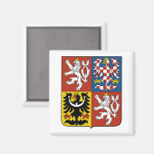 Wapen van Tsjechië Magneet (Voorkant / Achterkant)