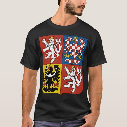 wapen van Tsjechië T-shirt (Voorkant)