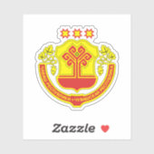 Wapen van Tsjoevasjië Sticker (Vel)