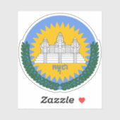 Wapen van UNTAC (Cambodja, 1992-1993) Sticker (Vel)