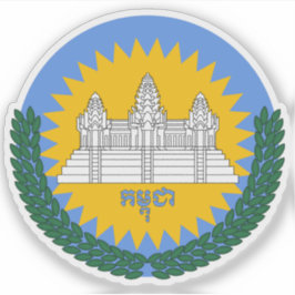 Wapen van UNTAC (Cambodja, 1992-1993) Sticker