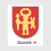 Wapen van Upplands-Bro, Zweden Sticker (Vel)