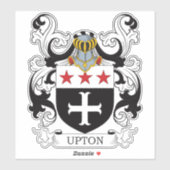 Wapen van Upton Sticker (Vel)