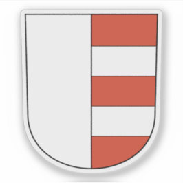 Wapen van Uster, Zwitserland Sticker
