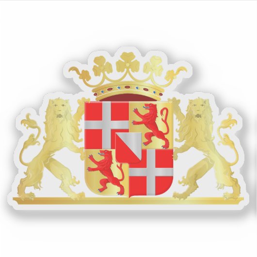 Wapen van Utrecht (provincie), Nederland Sticker (Voorkant)