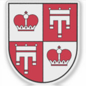 Wapen van Vaduz, Liechtenstein Sticker (Voorkant)