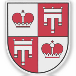 Wapen van Vaduz, Liechtenstein Sticker