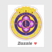 Wapen van Vagharshapat, Republiek Armenië Sticker (Vel)