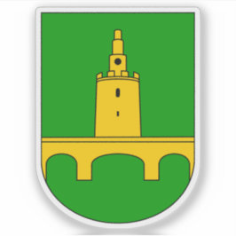 Wapen van Valpovo, Kroatië Sticker