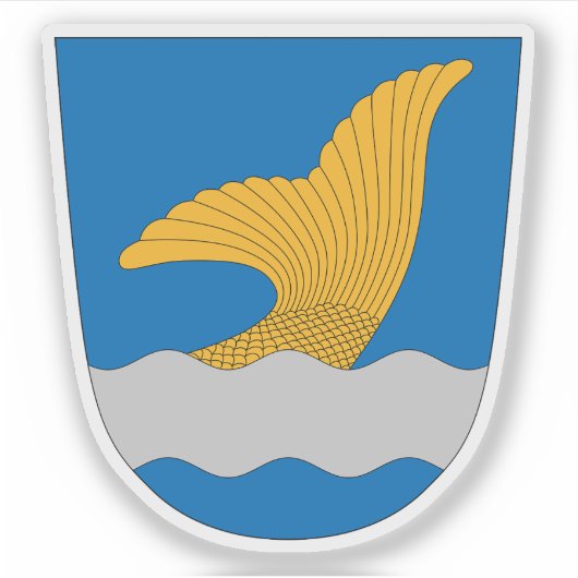 Wapen van Vantaa, Finland Sticker (Voorkant)