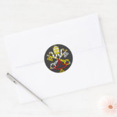 Wapen van Vaticaanstad Ronde Sticker (Envelop)
