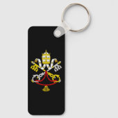 Wapen van Vaticaanstad Sleutelhanger (Achterkant)
