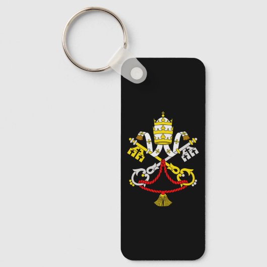 Wapen van Vaticaanstad Sleutelhanger (Voorkant)