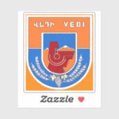 Wapen van Vedi, Republiek Armenië Sticker (Vel)
