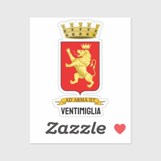 Wapen van Ventimiglia Sticker (Vel)