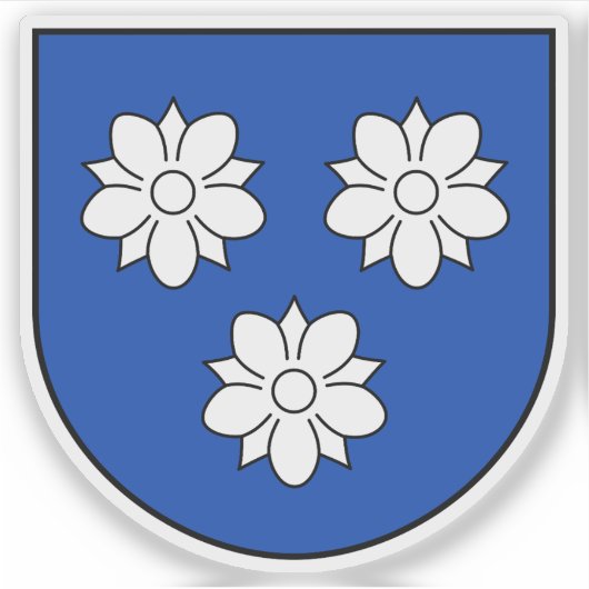 Wapen van Viersen, Duitsland Sticker (Voorkant)