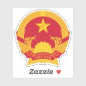 Wapen van Vietnam Sticker (Vel)