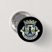 Wapen van Vila Nova de Gaia, PORTUGAL Ronde Button 3,2 Cm (Voorkant /achterkant)