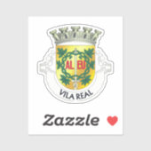 Wapen van Vila Real, Portugal Sticker (Vel)