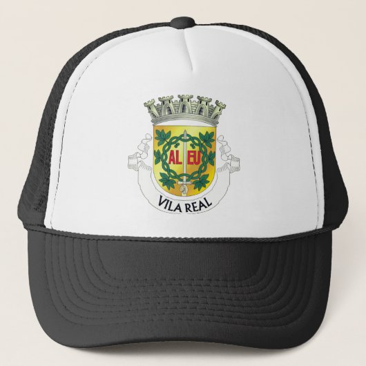 Wapen van Vila Real, Portugal Trucker Pet (Voorkant)