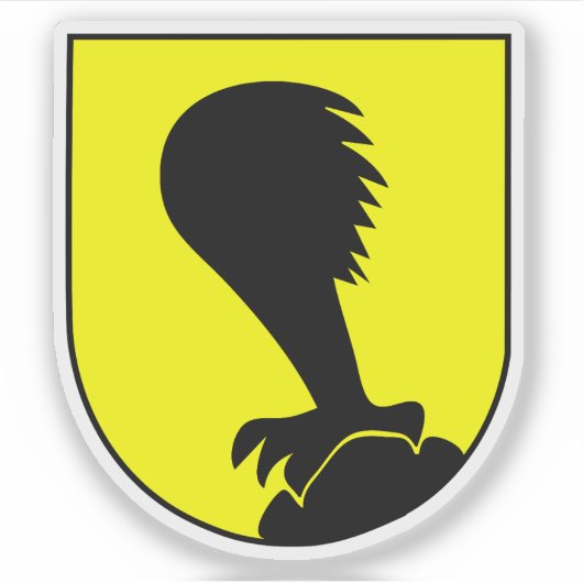 Wapen van Villach, Oostenrijk Sticker (Voorkant)