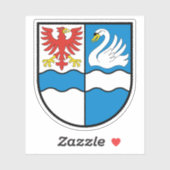 Wapen van Villingen-Schwenningen, Duitsland Sticker (Vel)