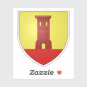 Wapen van Vitrolles, Bouches-du-Rhône Sticker (Vel)