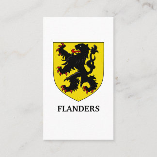 Wapen van Vlaanderen Heraldische Leeuw Visitekaartje