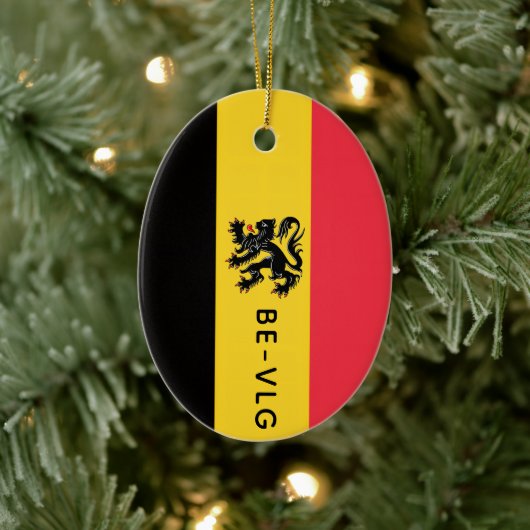 Wapen van Vlaanderen Keramisch Ornament (Boom)
