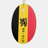 Wapen van Vlaanderen Keramisch Ornament (Links)