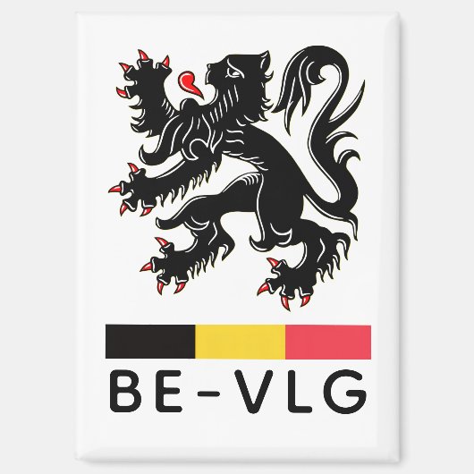 Wapen van Vlaanderen Magneet (Voorkant)