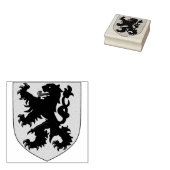 Wapen van Vlaanderen Rubberstempel (Gestempeld)