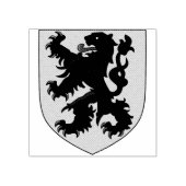 Wapen van Vlaanderen Rubberstempel (Afrduk)