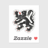 Wapen van Vlaanderen Sticker (Vel)