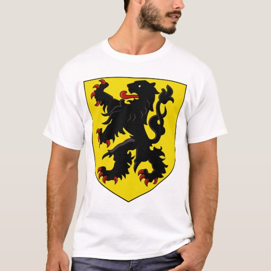 Wapen van Vlaanderen T-shirt (Voorkant)