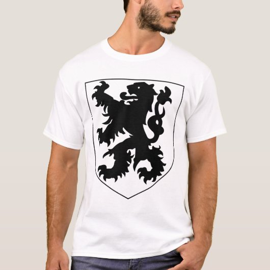 Wapen van Vlaanderen T-shirt (Voorkant)