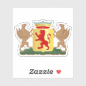 Wapen van Vlaardingen, Nederland Sticker (Vel)