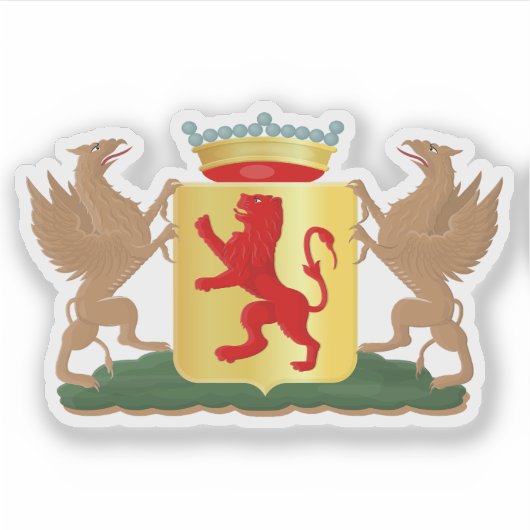 Wapen van Vlaardingen, Nederland Sticker (Voorkant)