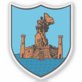 Wapen van Vlorë, Albanië Sticker