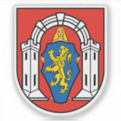 Wapen van Vukovar, Kroatië Sticker (Voorkant)