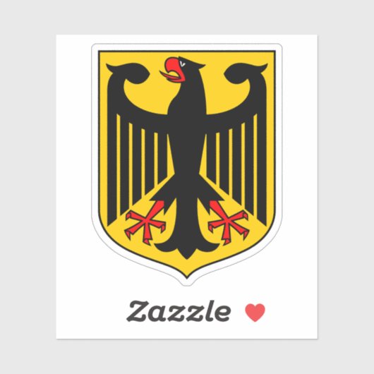 Wapen van Weimar, Duitsland Sticker (Vel)