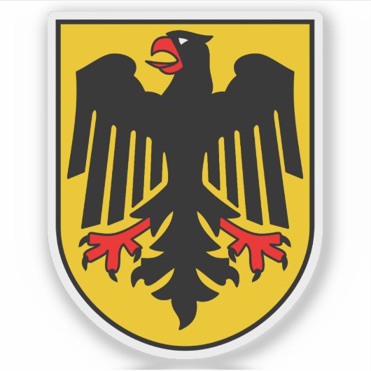 Wapen van Weimar, Duitsland - v2 Sticker (Voorkant)
