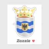 Wapen van West Maas en Waal, Nederland Sticker (Vel)
