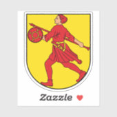Wapen van Wilhelmshaven, Duitsland Sticker (Vel)