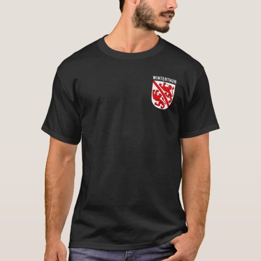 Wapen van Winterthur, Zwitserland T-shirt (Voorkant)