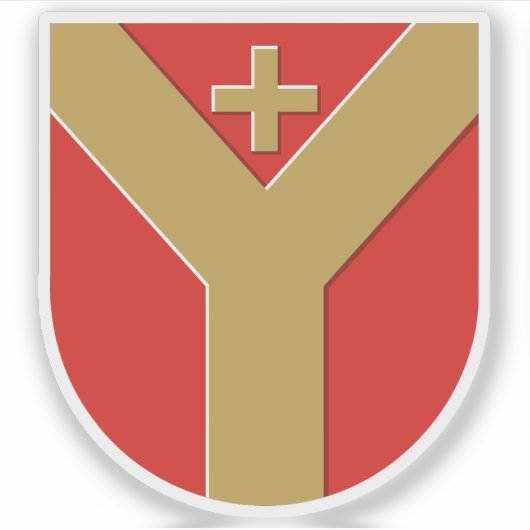 Wapen van Ylöjärvi, Finland Sticker (Voorkant)